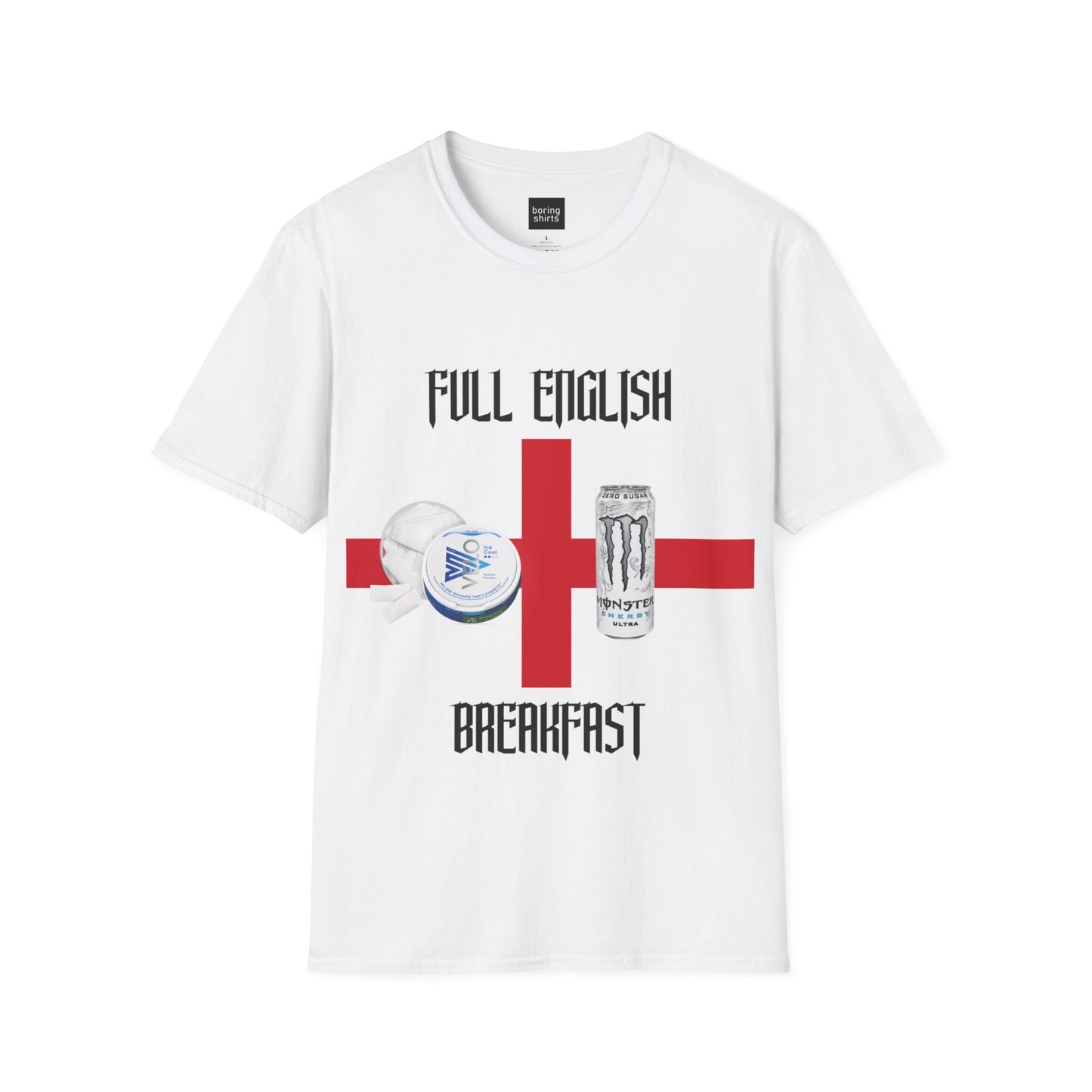 Full English Breakfast T-Shirt - Designed by TheBoringShirts